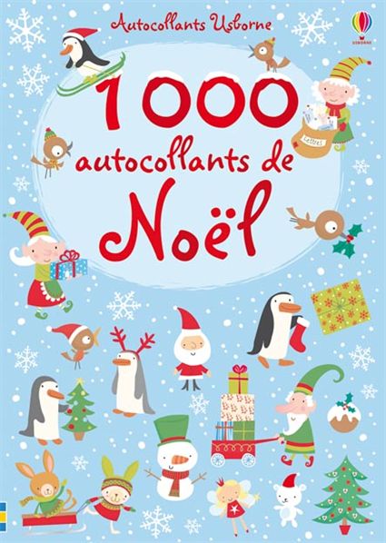 1000 autocollants de Noel - Usborne - Les lectures de Liyah