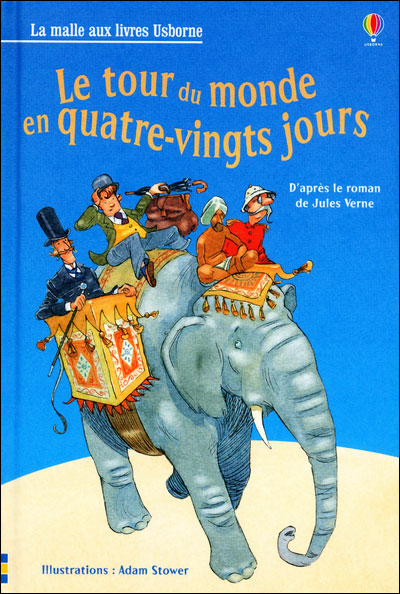 Livre jeunesse Jules Verne Le tour du monde en quatre-vingts jours