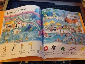 1001 choses à trouver en vacances int - Usborne - Les lectures de Liyah