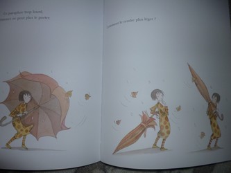 Clemence et le grand parapluie 1 - Seuil - Les lectures de Liyah