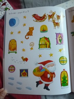 Le pere noel - Usborne - Les lectures de Liyah