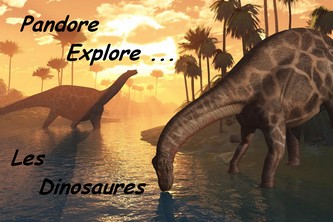 Logo Pandore explore Dinosaures - Les lectures de Liyah