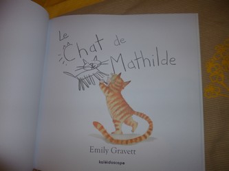 Le chat de Mathilde 1 - Kaleidoscope - Les lectures de Liyah