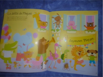 Paques Autocollants 1 - Usborne - Les lectures de Liyah