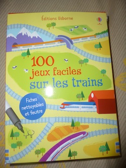 100 jeux faciles sur les trains - Usborne - Les lectures de Liyah