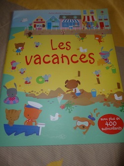 Les vacances autocollants - Usborne - Les lectures de Liyah