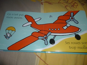 Ou est mon avion 1 - Usborne - Les lectures de Liyah