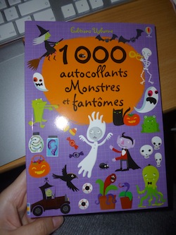 1000 autocollants monstres - Usborne - Les lectures de Liyah