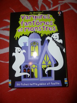Fiches vampires fantomes et monstres - Usborne - Les lectures de Liyah