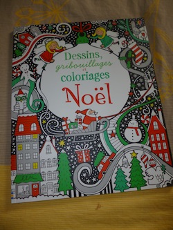 Dessins gribouillages coloriages noel - Usborne - Les lectures de Liyah