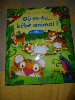 Ou es-tu bébé animal - Usborne - Les lectures de Liyah