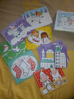 20 cartes pop up a colorier 2 - Usborne - Les lectures de Liyah