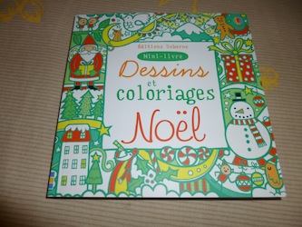 Dessins et coloriages Noel - Usborne - Les lectures de Liyah