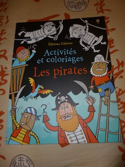 Activités coloriage pirates - Usborne - Les lectures de Liyah