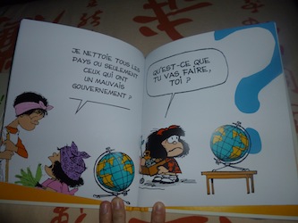 Mafalda Comment va la planete 1 - Glenat - Les lectures de Liyah