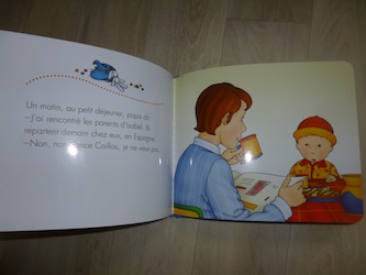 Caillou est amoureux 1 - Chouette - Les lectures de Liyah