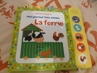 Livre sonore La ferme - Usborne - Les lectures de Liyah