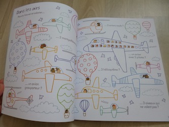 Cahier de jeux de voyage pour les petits 1 - Usborne - Les lectures de Liyah