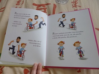 Lulu Grenadine fait du vélo 2 - Nathan - Les lectures de Liyah