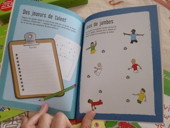 Ma valisette d'activités foot 2 - Usborne - Les lectures de Liyah