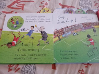 Match de foot 1 - Usborne - Les lectures de Liyah