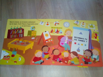 Livre cartonné Bienvenue a l'ecole maternelle 1