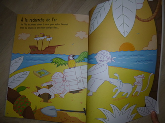 Coloriages et autocollants Pirates 2 - Usborne - Les lectures de Liyah