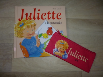Album jeunesse Juliette a la maternelle