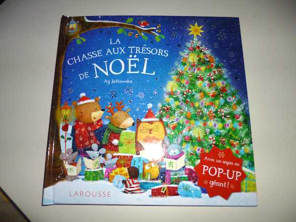 livre pop up La chasse aux trésors de Noel