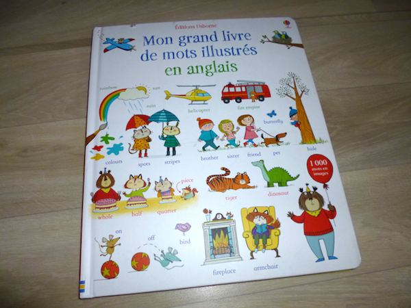 Livre pour enfants Grand livre mots anglais