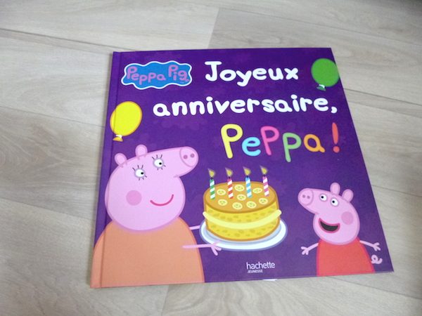 Livre pour enfants Joyeux anniversaire Peppa