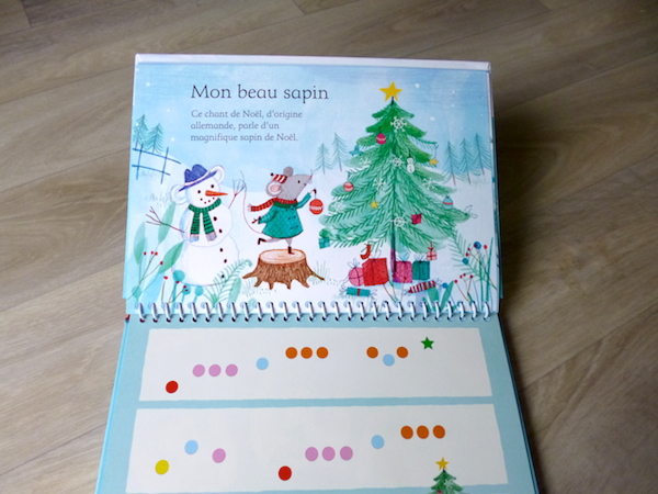 Mon premier livre-piano de Noël - éditions Usborne