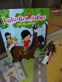 Lulu-Grenadine fait du poney - Nathan - Les lectures de Liyah