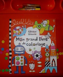 Mon grand livre de coloriage - Usborne - Les lectures de Liyah