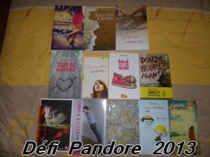 Défi Pandore 2013 - Les lectures de Liyah