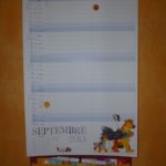 Calendrier famille organisée - Larousse - Les lectures de Liyah