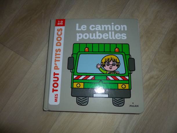 Livre bébé - Le camion poubelles